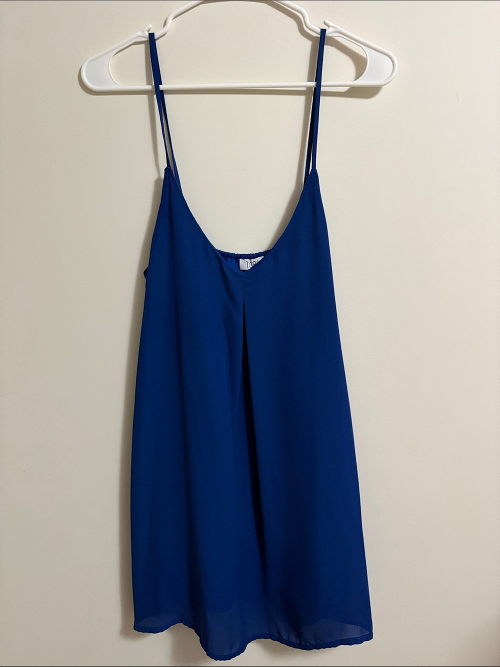 Tobi Royal Blue Spaghetti Strap Slip Dress